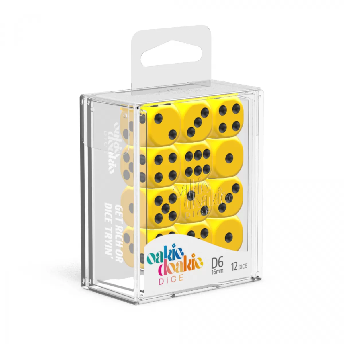 Oakie Doakie - D6 16mm 12 Die Set - Solid