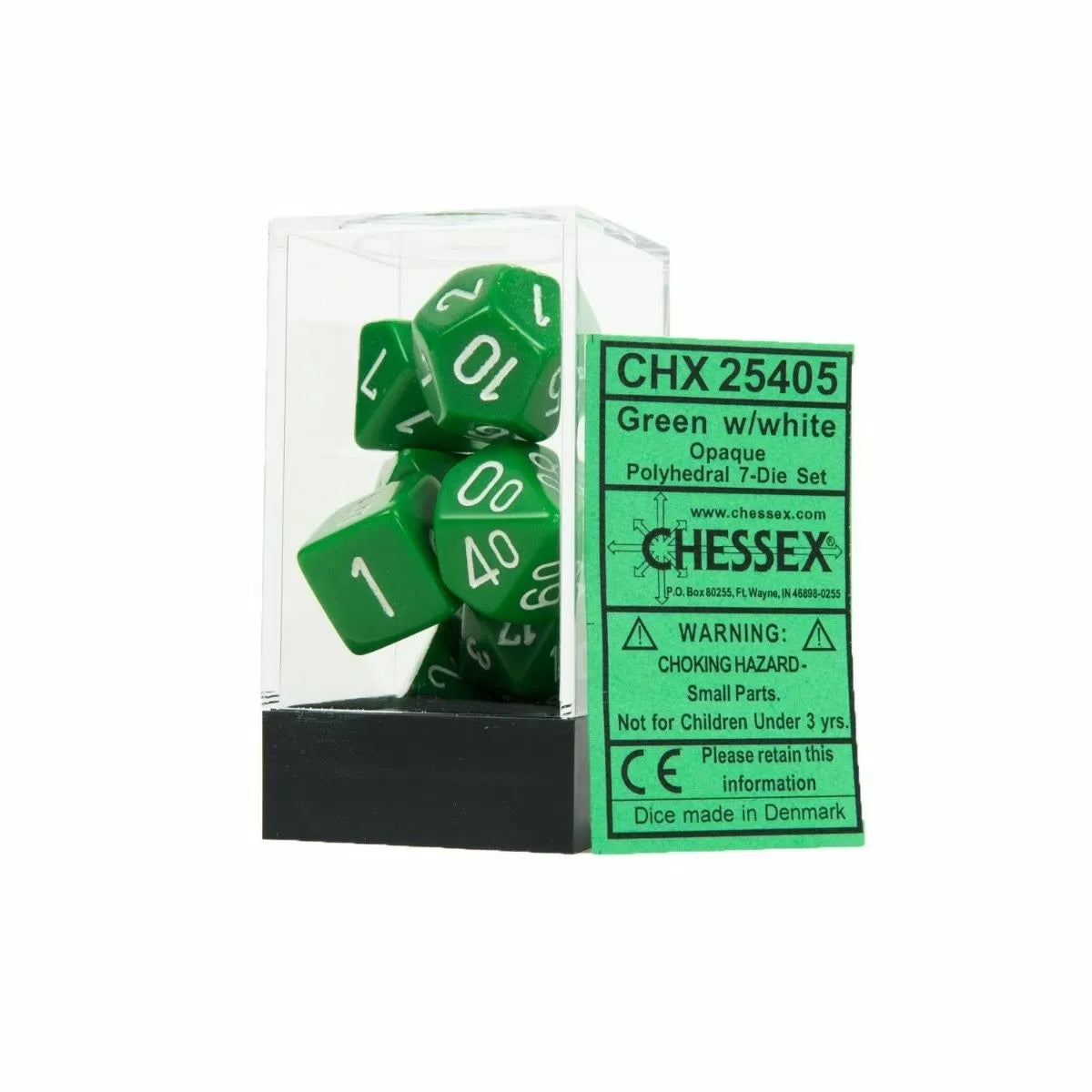 Chessex - 7 Die Set - Opaque Dice