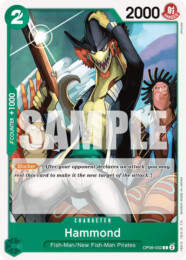 Hammond - OP06-032 C - OP06 Wings of the Captain - One Piece Card Game