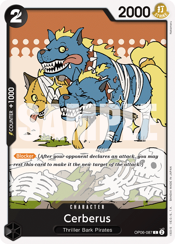 Cerberus - OP06-087 C - OP06 Wings of the Captain - One Piece Card Game
