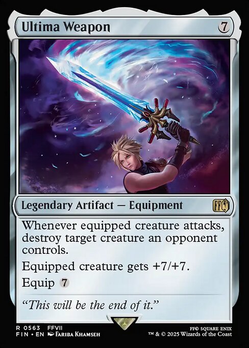 Ultima Weapon - Final Fantasy FIN - NM - 0563 R