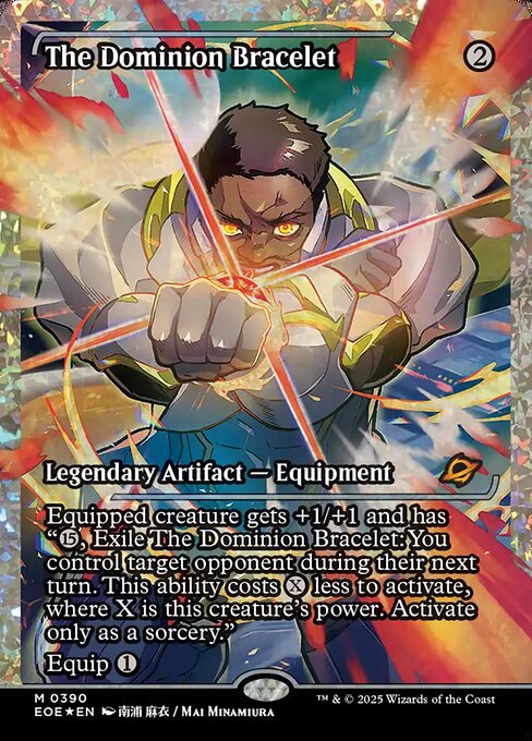 The Dominion Bracelet - Edge of Eternities EOE - NM - 0390 M (Showcase Foil)