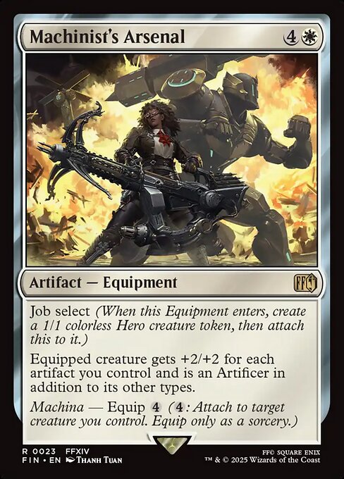 Machinist's Arsenal - Final Fantasy FIN - NM - 0023 R (Foil)