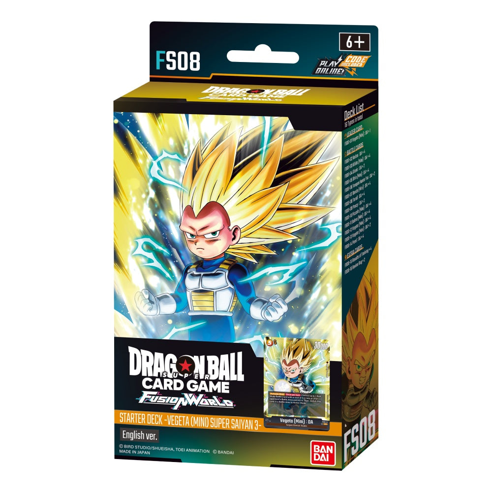 Dragon Ball Super Card Game Fusion World - Vegeta (Mini) (Yellow) - FS08 Starter Deck