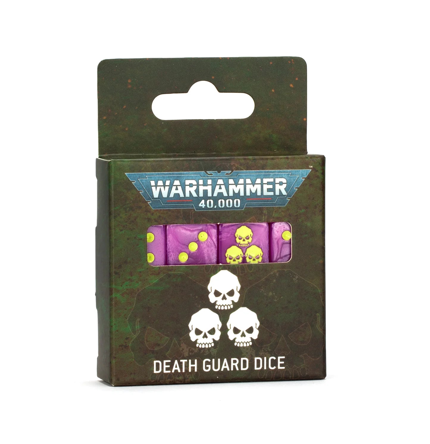 Warhammer 40,000 - Dice - Death Guard