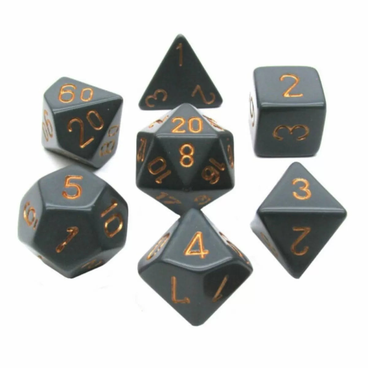 Chessex - 7 Die Set - Opaque Dice