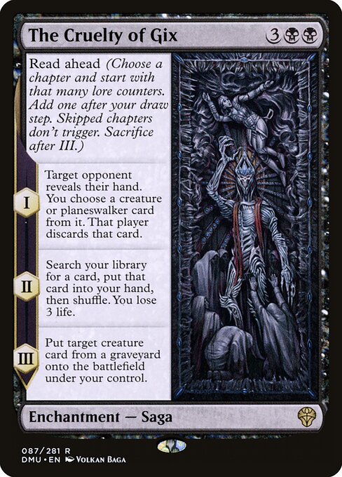 The Cruelty of Gix - Dominaria United DMU - NM - 087 R