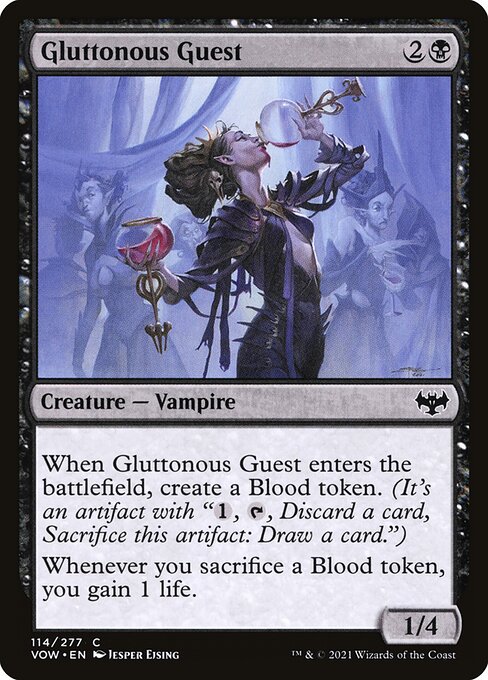 Gluttonous Guest - Innistrad: Crimson Vow VOW - NM - 114 C