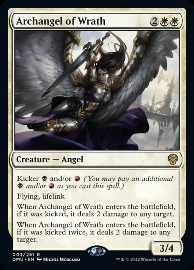 Archangel of Wrath - Dominaria United DMU - NM - 003 R (Promo)