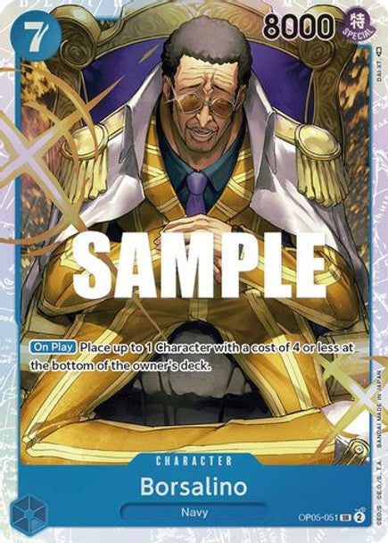 Borsalino - OP05-051 SR - OP05 Awakening of the New Era - NM - One Piece Card Game (Foil)