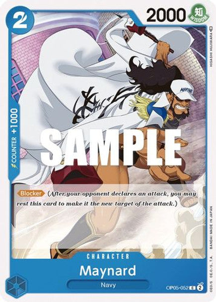 Maynard - OP05-052 C - OP05 Awakening of the New Era - NM - One Piece Card Game