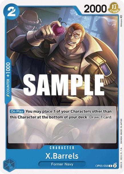 X.Barrels - OP05-056 C - OP05 Awakening of the New Era - NM - One Piece Card Game