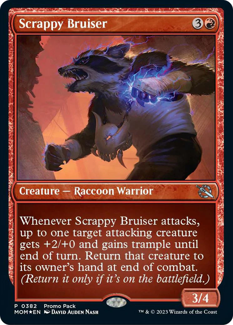 Scrappy Bruiser - March of the Machine MOM - NM - 0382 P (Promo)