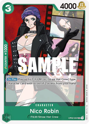 Nico Robin - OP02-037 UC - OP02 Paramount War - One Piece Card Game