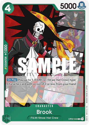 Brook - OP02-040 R - OP02 Paramount War - One Piece Card Game (Foil)