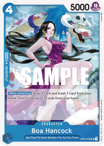 Boa Hancock - OP02-059 UC - OP02 Paramount War - One Piece Card Game
