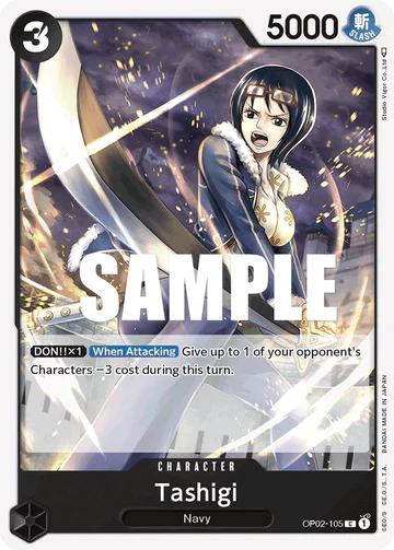 Tashigi - OP02-105 UC - OP02 Paramount War - One Piece Card Game