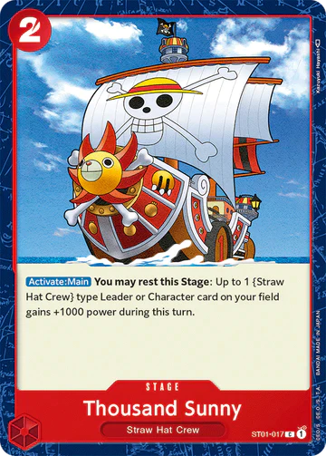 Thousand Sunny - ST01-017 C - One Piece Card Game