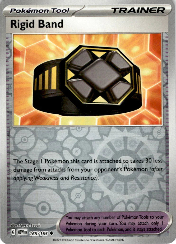 Rigid Band - 165/165 UC - Scarlet & Violet 151 - Pokemon TCG (Reverse Holo)