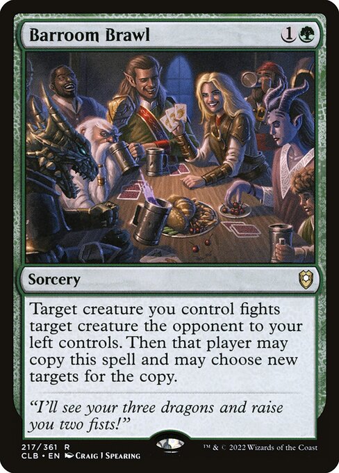 Barroom Brawl - Battle for Baldur's Gate CLB - NM - 217 R
