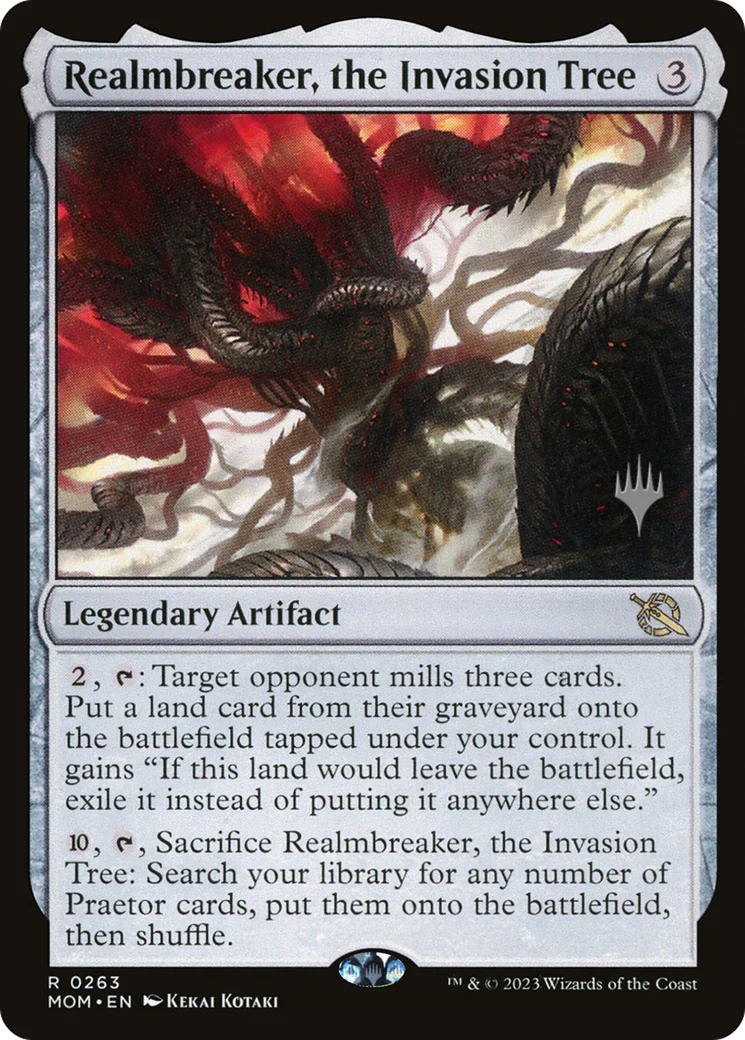 Realmbreaker, the Invasion Tree - March of the Machine MOM - NM - 263 R (Promo)