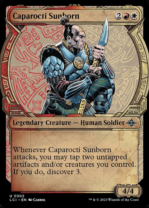 Caparocti Sunborn - The Lost Caverns of Ixalan LCI - NM - 0302 U (Showcase)