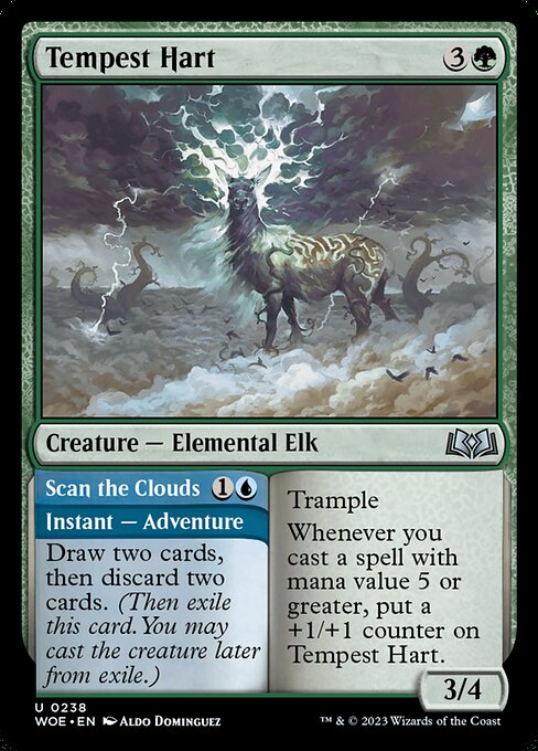 Tampest Hart - Wilds of Eldraine WOE - NM - 0238 U (Foil)