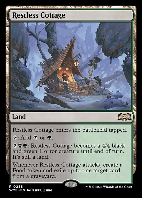 Restless Cottage - Wilds of Eldraine WOE - NM - 0258 R