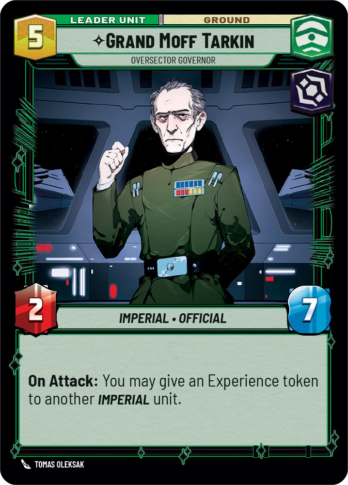 Grand Moff Tarkin - C 7/252 - Spark of Rebellion SOR - Star Wars Unlimited