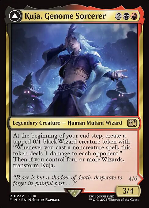 Kuja, Genome Sorcerer // Trance Kuja, Fate Defied - Final Fantasy FIN - NM - 0232 R