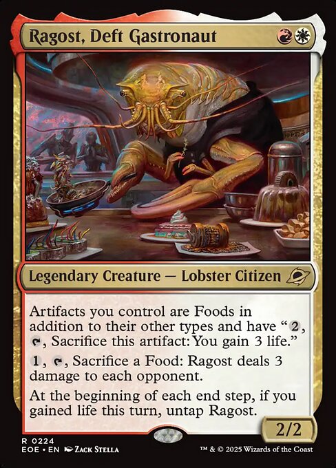 Ragost, Deft Gastronaut - Edge of Eternities EOE - NM - 0224 R (Foil)