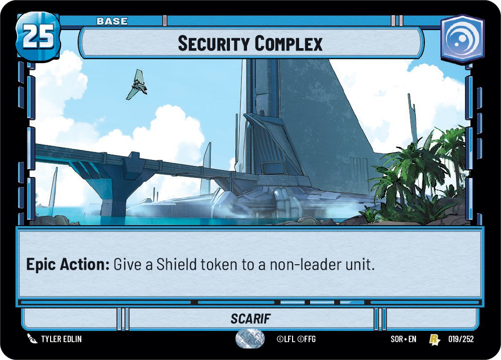 Security Complex - R 19/252 - Spark of Rebellion SOR - Star Wars Unlimited