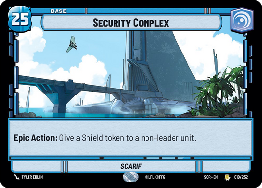 Security Complex - R 19/252 - Spark of Rebellion SOR - Star Wars Unlimited (Foil)