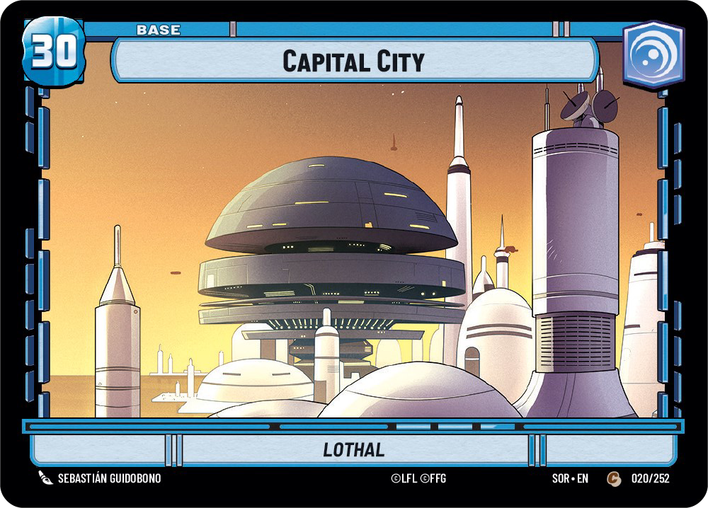 Capital City - C 20/252 - Spark of Rebellion SOR - Star Wars Unlimited