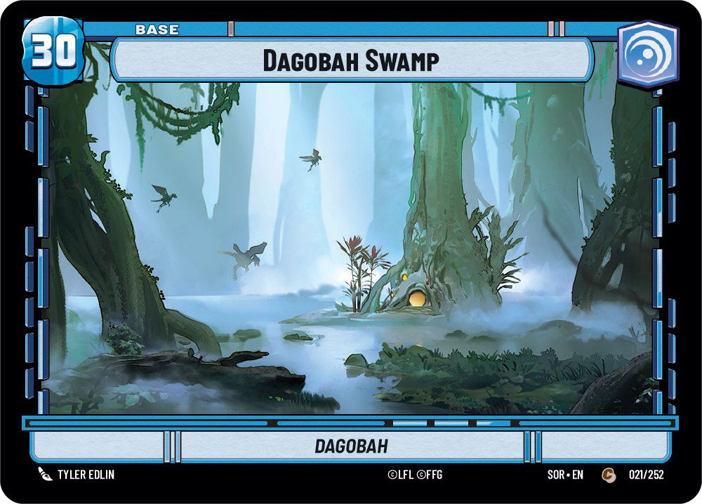 Degobah Swamp - C 21/252 - Spark of Rebellion SOR - Star Wars Unlimited