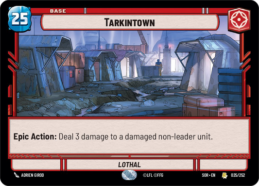 Tarkintown - R 25/252 - Spark of Rebellion SOR - Star Wars Unlimited