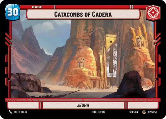 Catacombs of Cadera - C 26/252 - Spark of Rebellion SOR - Star Wars Unlimited