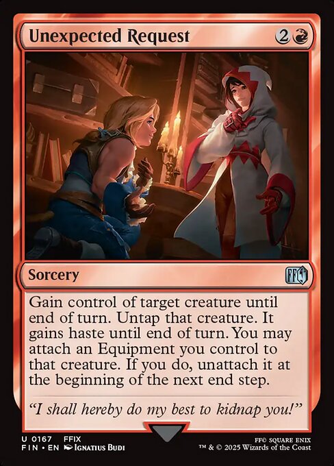 Unexpected Request - Final Fantasy FIN - NM - 0167 U