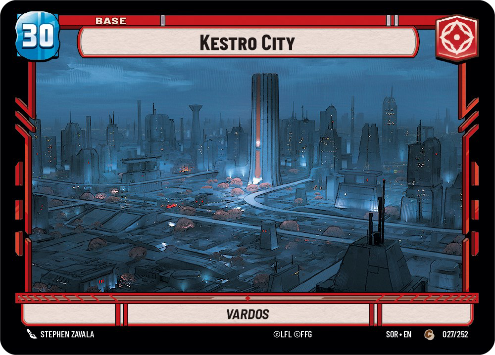 Kestro City - C 27/252 - Spark of Rebellion SOR - Star Wars Unlimited