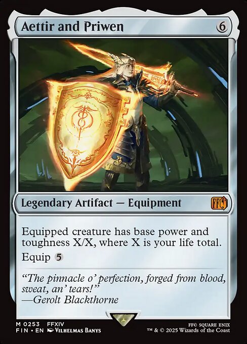 Aettir and Priwen - Final Fantasy FIN - NM - 0253 M
