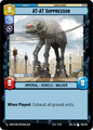 AT-AT Suppressor - U 39/252 - Spark of Rebellion SOR - Star Wars Unlimited