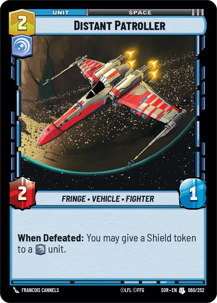 Distant Patroller - U 60/252 - Spark of Rebellion SOR - Star Wars Unlimited