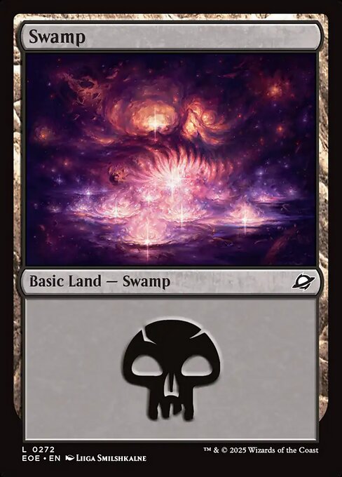 Swamp - Edge of Eternities EOE - NM - 0272 C (Foil)