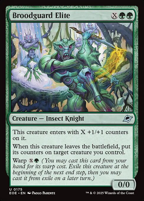 Broodguard Elite - Edge of Eternities EOE - NM - 0175 U (Foil)