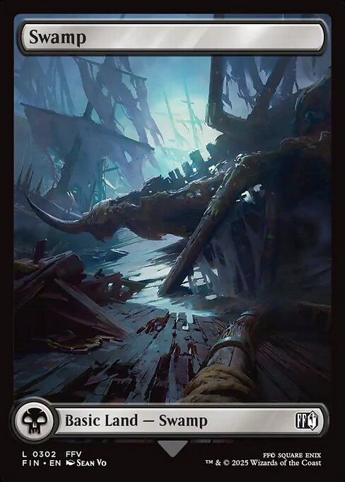 Swamp - Final Fantasy FIN - NM - 0302 C (Full Art)