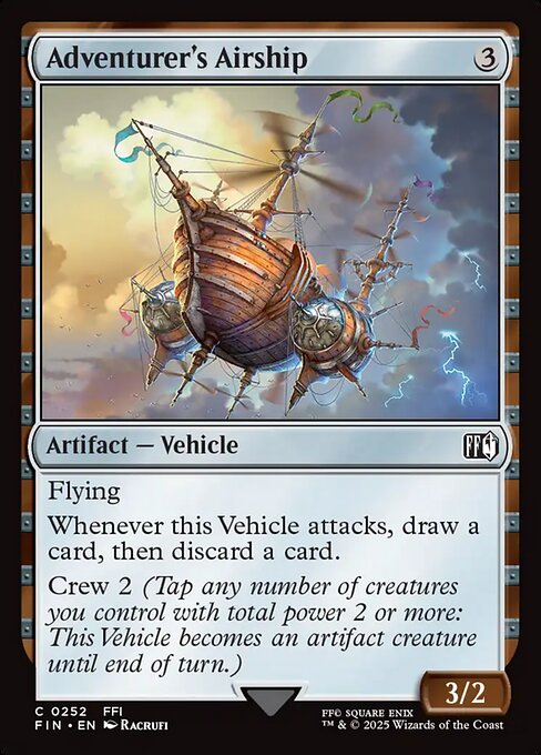 Adventurer's Airship - Final Fantasy FIN - NM - 0252 C (Foil)
