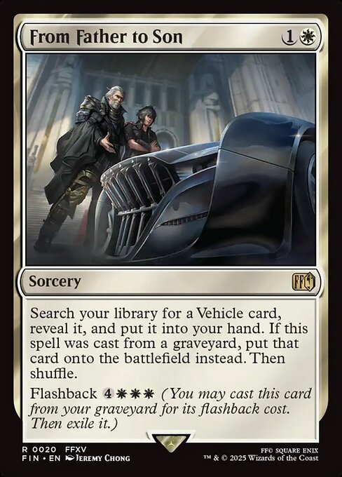 From Father to Son - Final Fantasy FIN - NM - 0020 R (Foil)