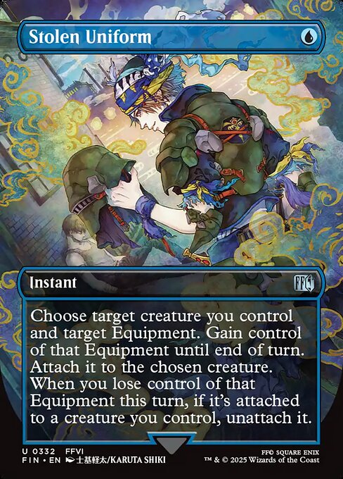 Stolen Uniform - Final Fantasy FIN - NM - 0332 U (Borderless Foil)