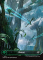 Forest - Edge of Eternities EOE - NM - 0371 C (Borderless Foil)