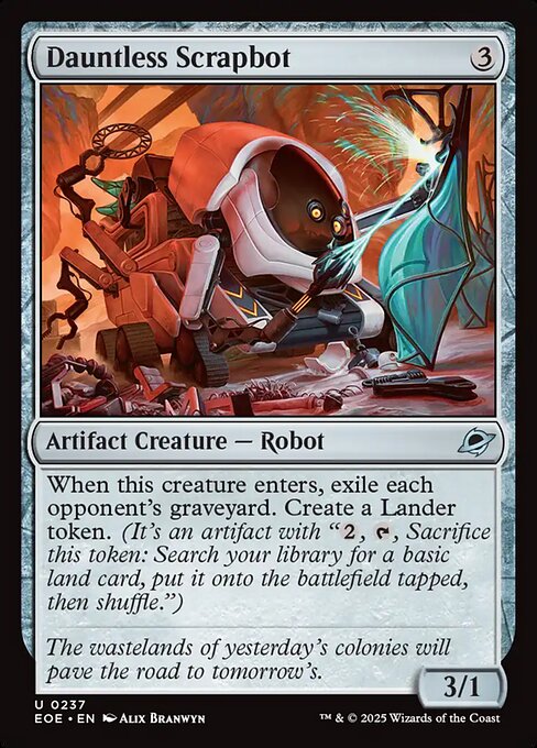 Dauntless Scrapbot - Edge of Eternities EOE - NM - 0237 U (Foil)